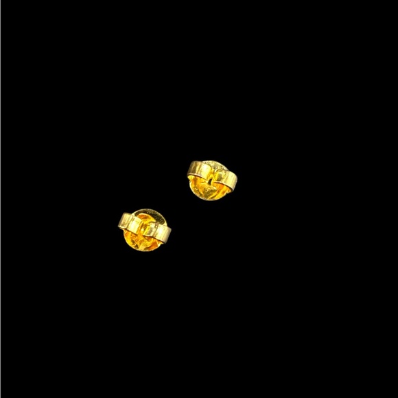 Vintage 14K Gold Plated Sterling Earring Backings - Picture 1 of 3